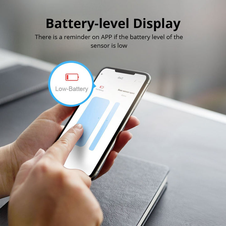 Wireless WiFi Door & Window Sensor – Smart Home Security Alarm