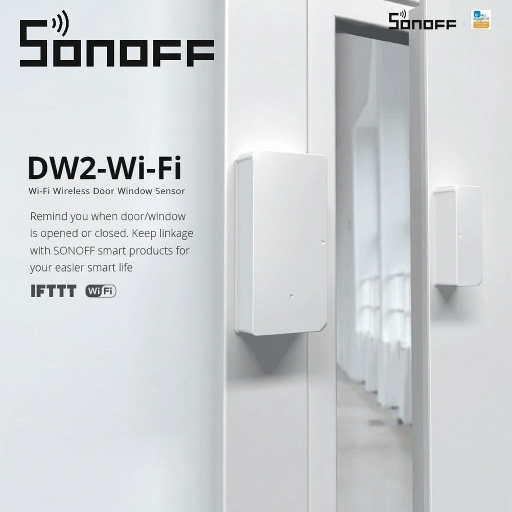 Wireless WiFi Door & Window Sensor – Smart Home Security Alarm