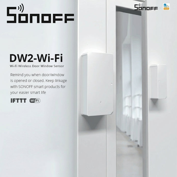 Wireless WiFi Door & Window Sensor – Smart Home Security Alarm